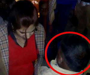 lady beaten the eve teaser