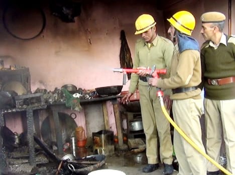 Fire breaks out in new shimla.
