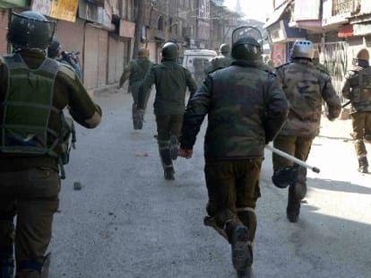 violence in Kashmir