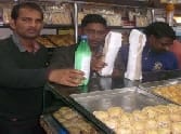 Food safety team took samples of milk