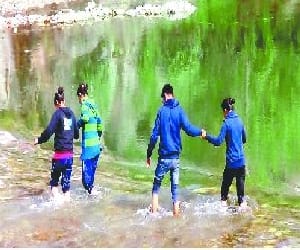 cross to beas river