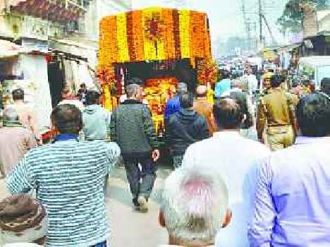Saint Hans Das Gujarati  Baba cremated