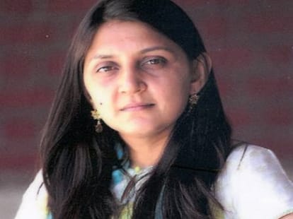 land dispute: Anandiben's daughter denied alligation of Congress