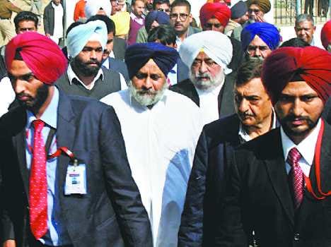  depty cm sukhbir badal in court for criminal case hearing