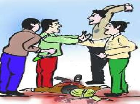 Chautala student teacher in the dustbin beaten