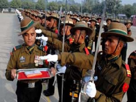 Army became part of the 327 Gurkha soldiers