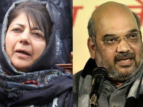 mahbooba mufti met amit shah over govt formation