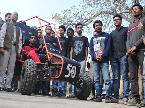 iit-bhu student make 300cc sports car