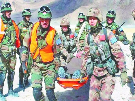 India-China joint military exercises 