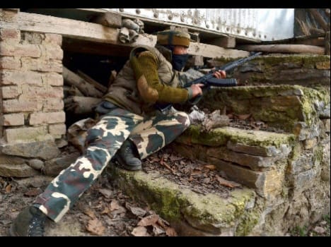 The encounter between the army and militants