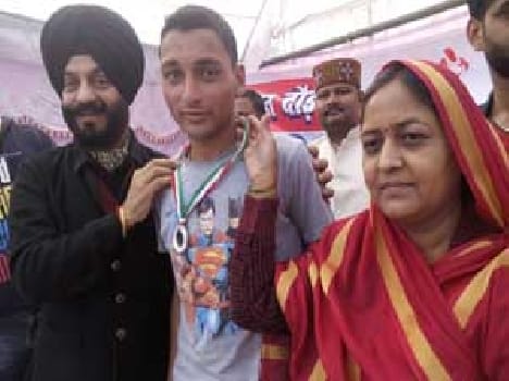 Mini marathon champion Jagdish
