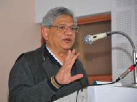 yechuri tells, first take modi form abroad