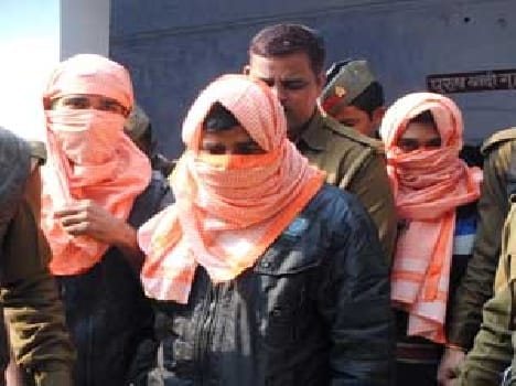 The encounter with police , three arrested
