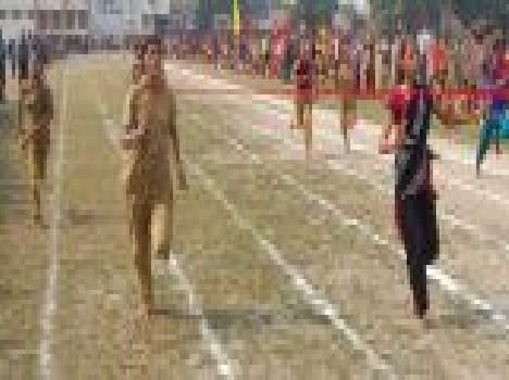 students of the government primary school got the opportunity of getting participation in sports race after 5 years 