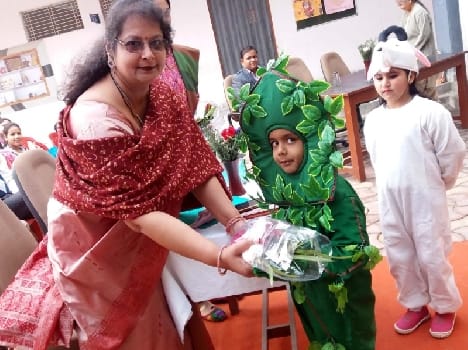 Fancy dress competition given the message of saving the environment
