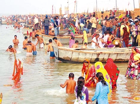 Mouni Amavasya devotees took dip