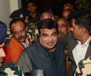 Nitin Gadkari promises for jobs in UP.