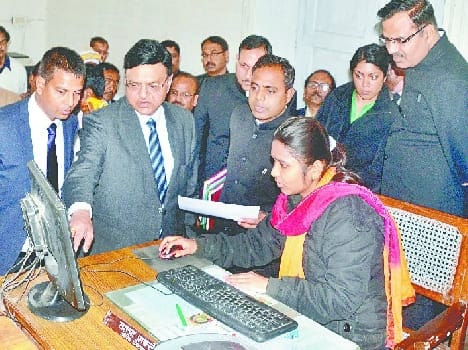 Commissioner to inspect all OK in the Collectorate