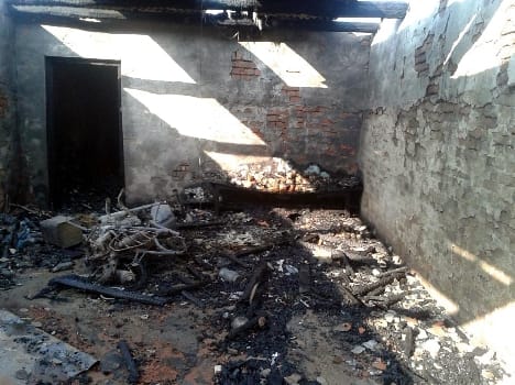 Cylinder leakage fire, chaos, panic
