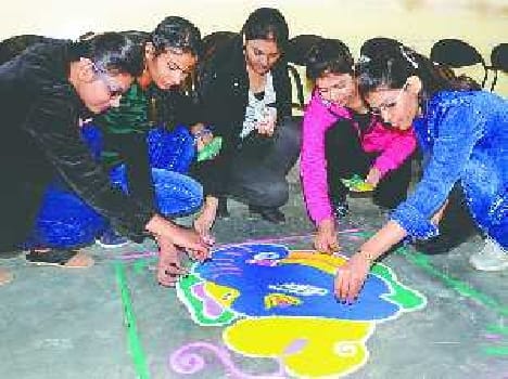 Rangoli Nobody talent show poster