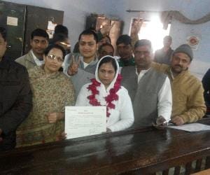 durgesh nandini win in narhi election