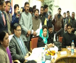 kiran rijiju in new tehri.