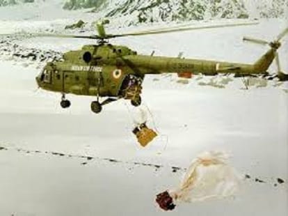 The story which tells how India captured Siachin glacier four day before than Pakistan
