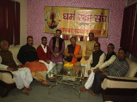 protest by saints vrindavan
