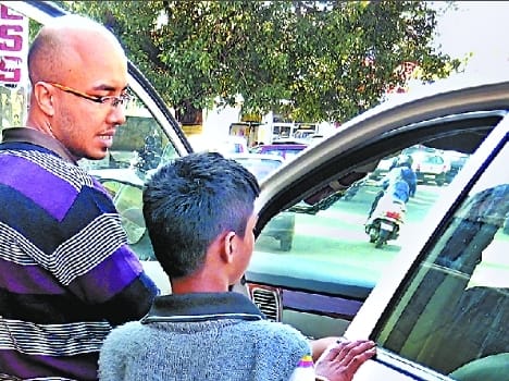 beggars in bilaspur.