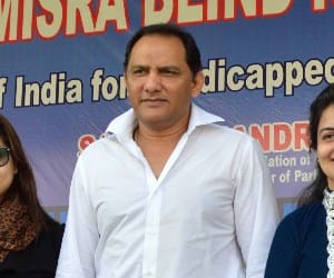 mohammad azharuddin in lucknow.