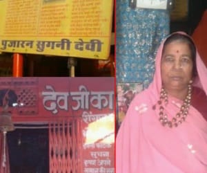sugni devi priestess of Shani temple in Jaipur