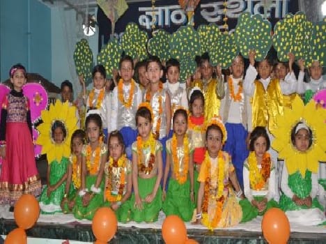 students celebrated the vasantotsava 