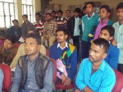 training of the students on electronics 