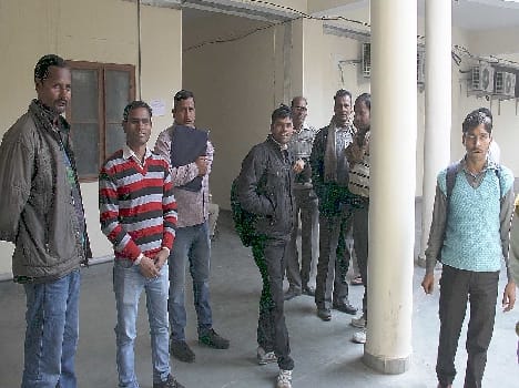 The 96 candidates were interviewed accountant entrance