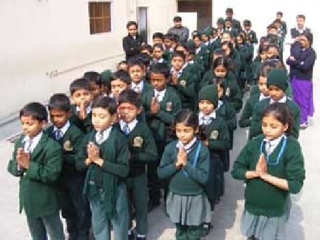 The tribute to the jawans children