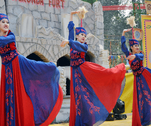 Surajkund Mela constantly growing crowd.