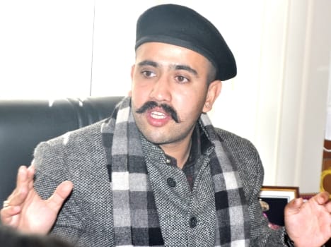 Himachal Pradesh Youth Congress President Vikramaditya Singh press conference