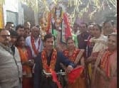 The Deities The procession arrived