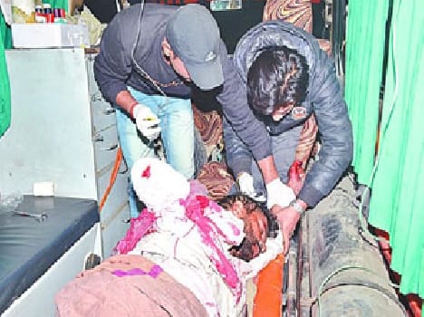 Bus Driver thrown from the train