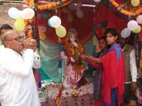 Capital was the goddess of learning , Saraswati adorable