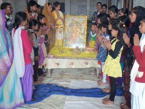 The spring festival celebrated throughout the district