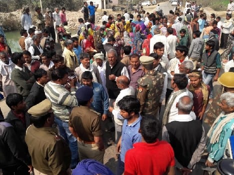 death of worker in mathura
