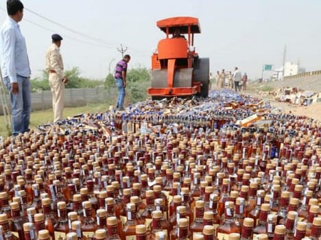Janta's Buldozer on Alcohol in Gujrat