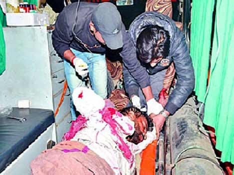 man thrown from the train