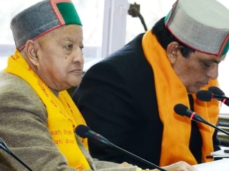 cm virbhadra singh attended brahmin welfare board meeting.
