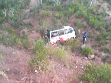 bus fall into gorge in kathua