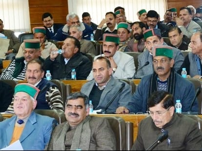 cm virbhadra singh attended brahmin welfare board meeting.