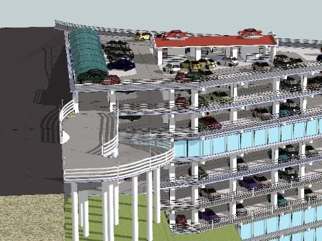 parking for 250 vehicles at chota shimla.