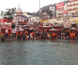ardh kumbh third snan in haridwar.