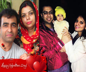 Valentine's day made special love story of these couples